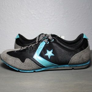 Converse Black and Blue Women's Sneakers